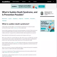 Sudden Death Syndrome: Infants, Adults, Causes, Prevention, More