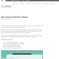 How to remove old kernels on Ubuntu