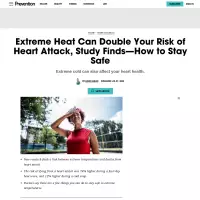 Extreme Heat Doubles Heart Attack Risk, Study Finds