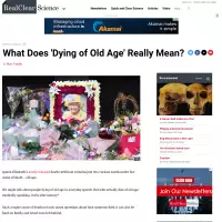 What Does 'Dying of Old Age' Really Mean?