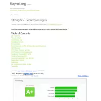 Strong SSL Security on nginx - Raymii.org