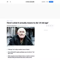 What Does It Mean to Die of Old Age?