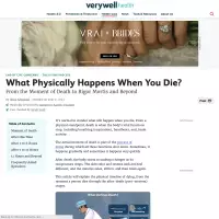 What Physically Happens When You Die?